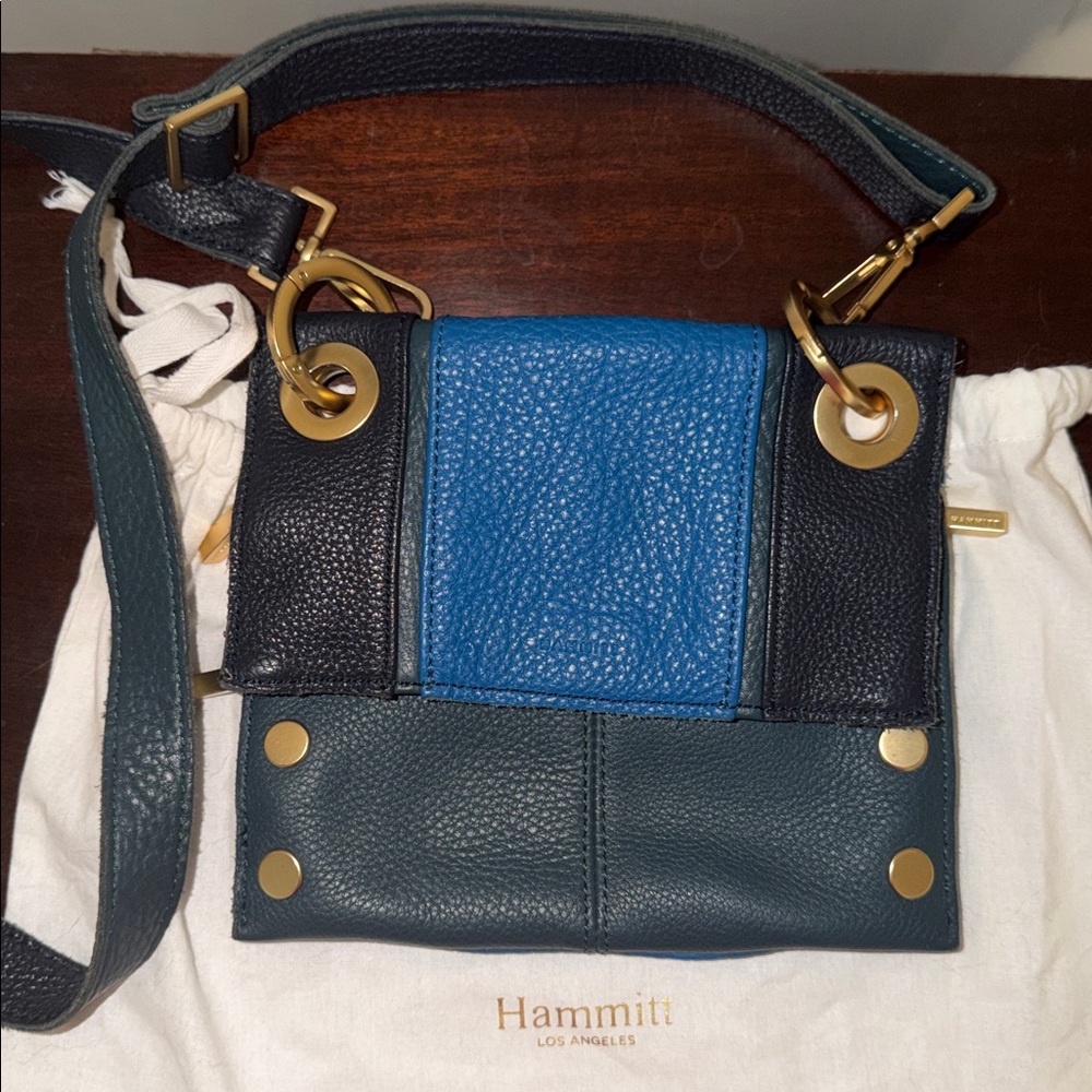 Hammitt Montana reversible small Toluca blue Crossbody
